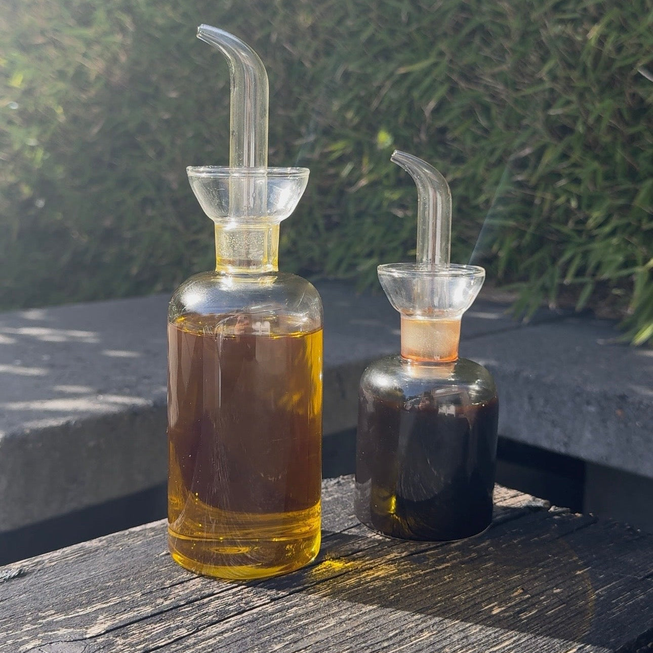 Glazen Olijf Olie Schenkfles