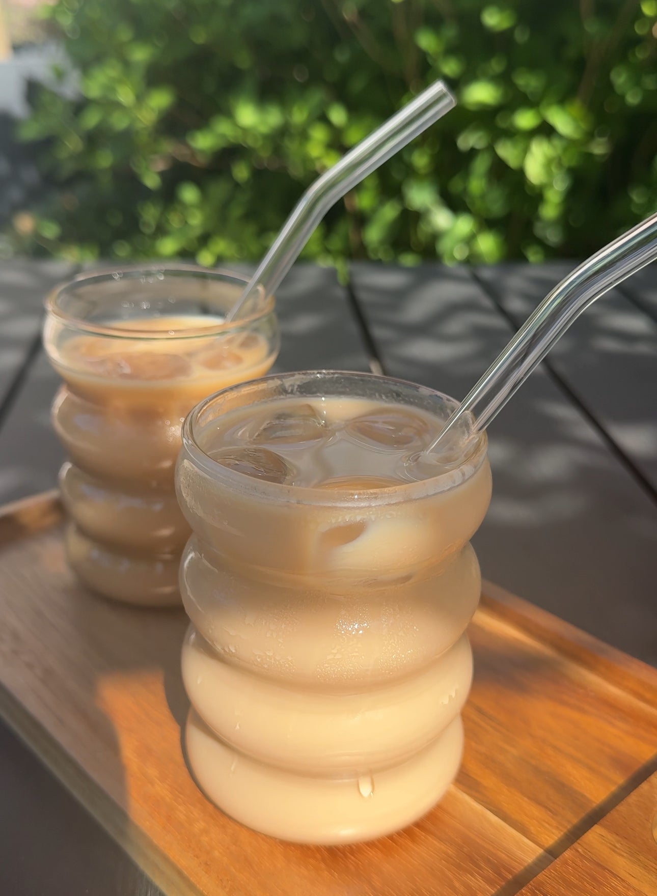 Seiri Golvend Latte Glas