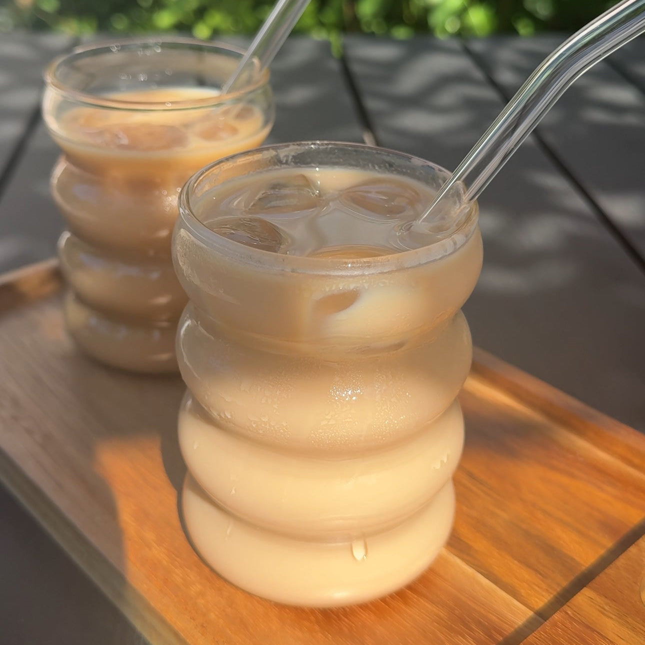 Seiri Golvend Latte Glas