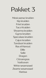 Kruiden Labels 18 Stuks (Engels) Pakket 3