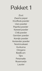 Kruiden Labels 18 Stuks (Engels) Pakket 1