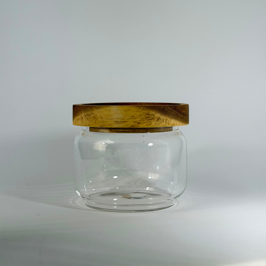Seiri Round Acacia Jar