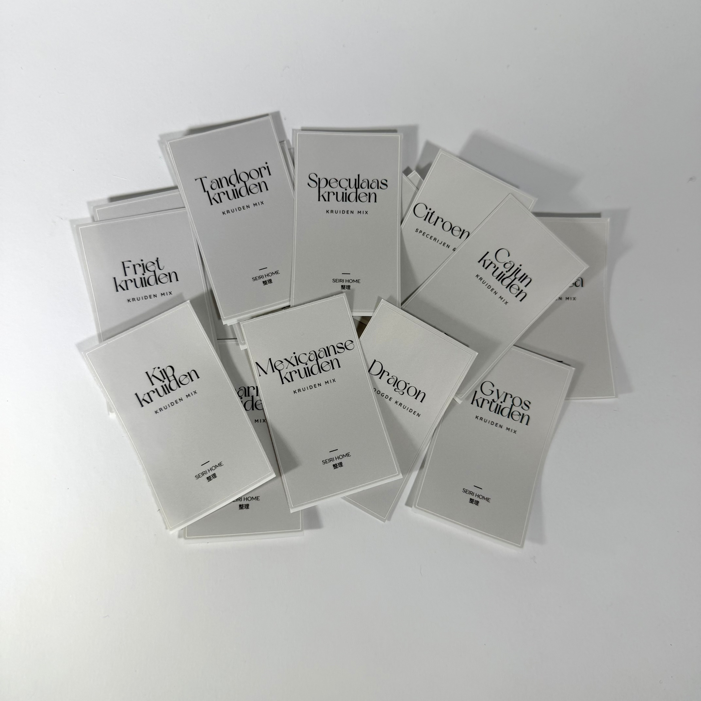 Kruiden Labels 18 Stuks (Engels) Pakket 1