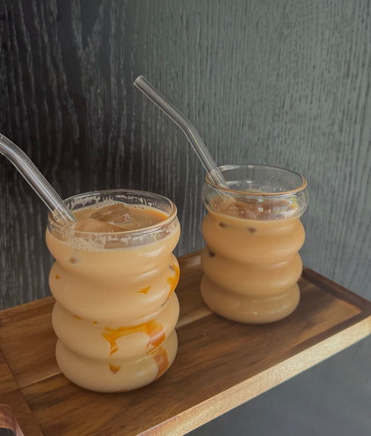 Seiri Golvend Latte Glas